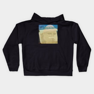 The Iliad Scroll image/text Kids Hoodie